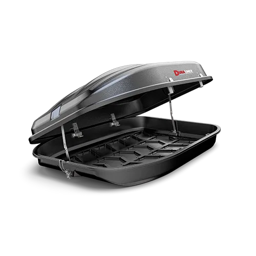 RT10D – PENDA Cargo Carrier, Box Style Compatible With Cross Bars 10 Cubic Foot Roof Top Mount Lockable Dual Side Ope...